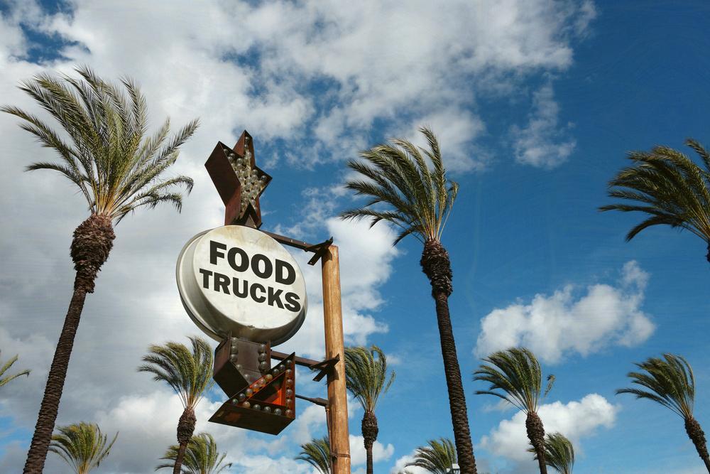 Food truck sign