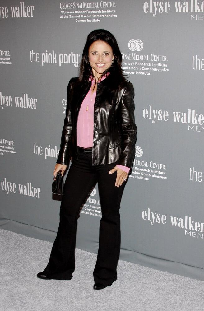 Julia Louis Dreyfuss at the 4th Annual Pink Party held at the Hanger 8 in Santa Monica, USA on September 13, 2008.