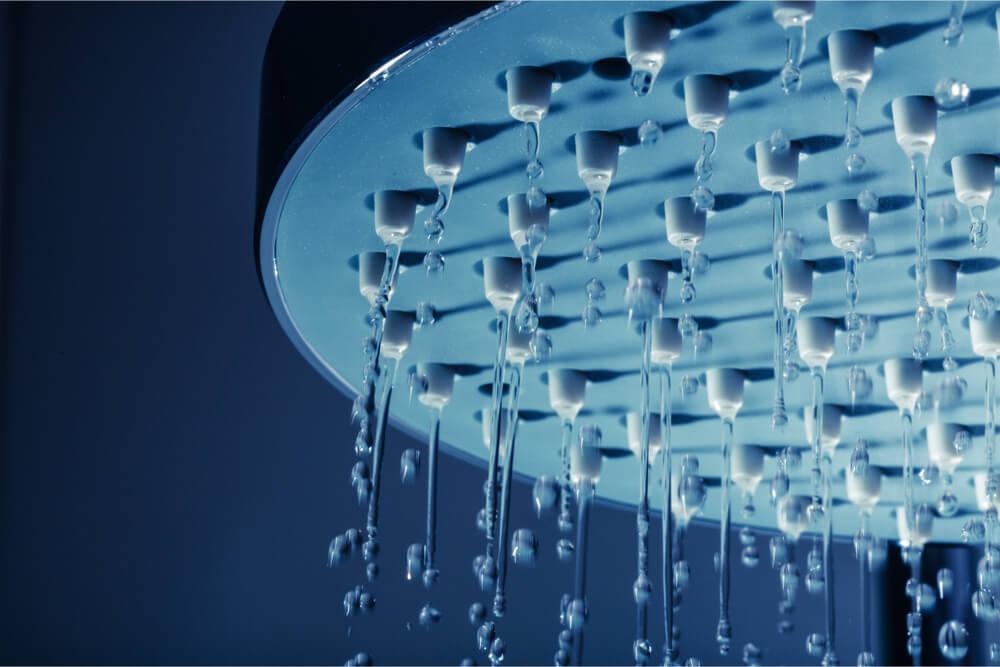 Shower head close up