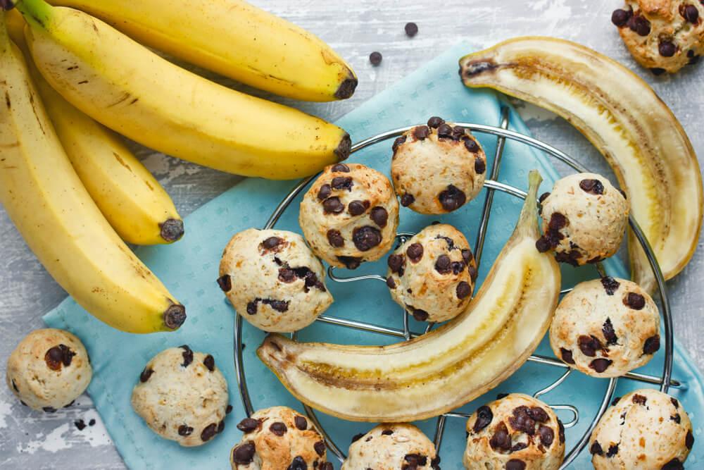 Banana chocolate chip cookies